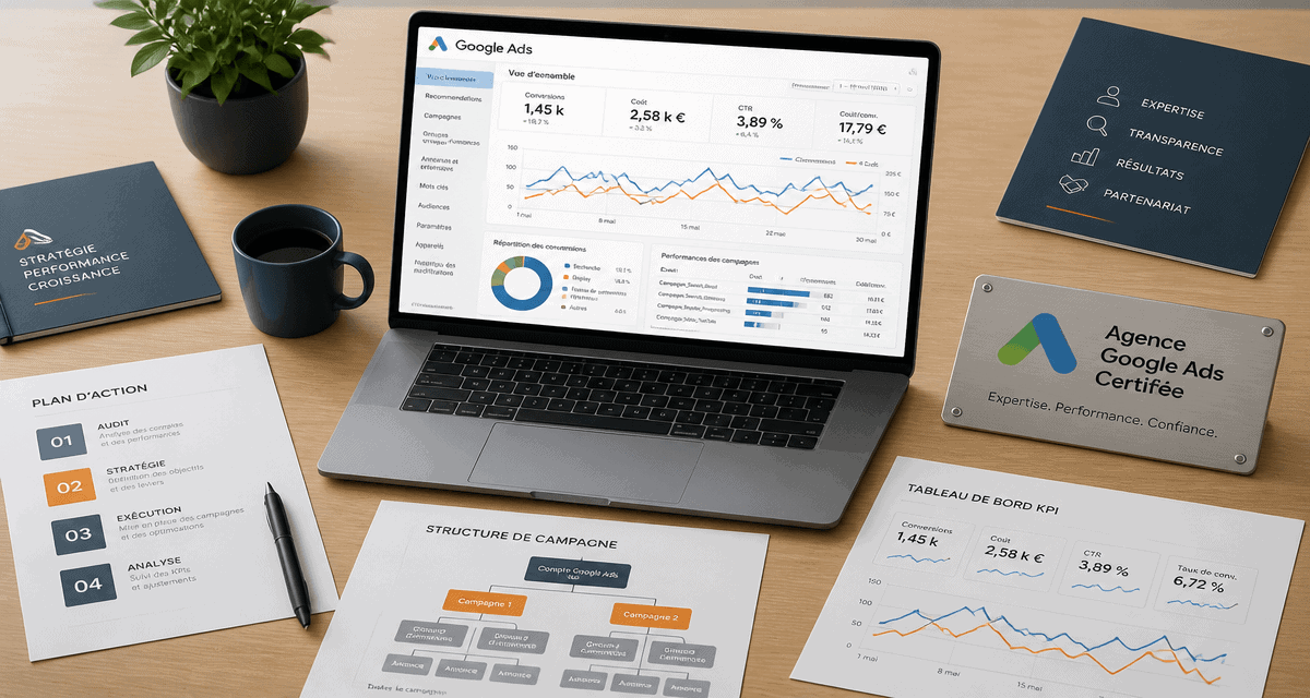 agence adwords certifiée bureau moderne