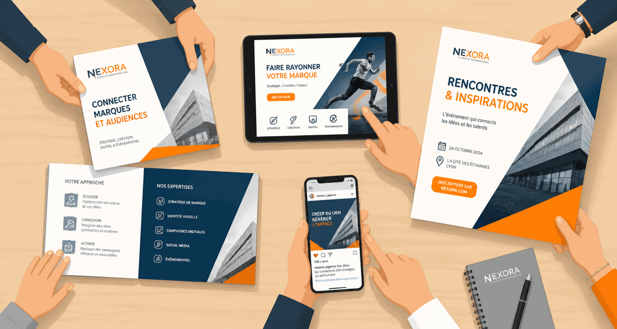 Agence de communication 360 réunion supports digitaux et print