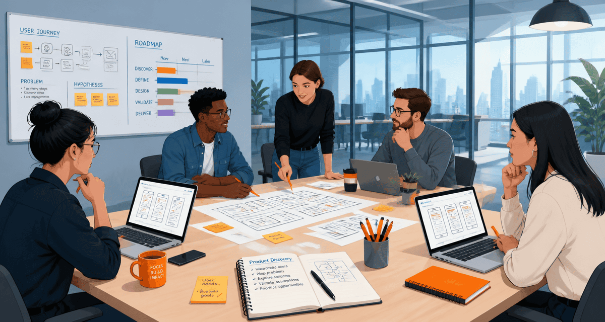 agence product discovery équipe brainstorming UX