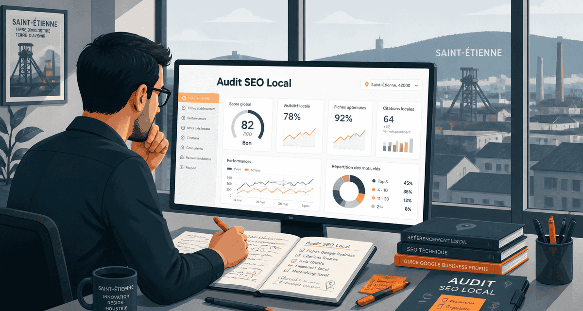 agence seo sainté étienne audit local