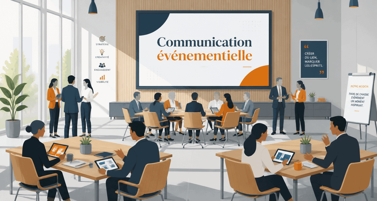communication evenementielle conference design participants