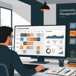 community management définition dans un espace coworking