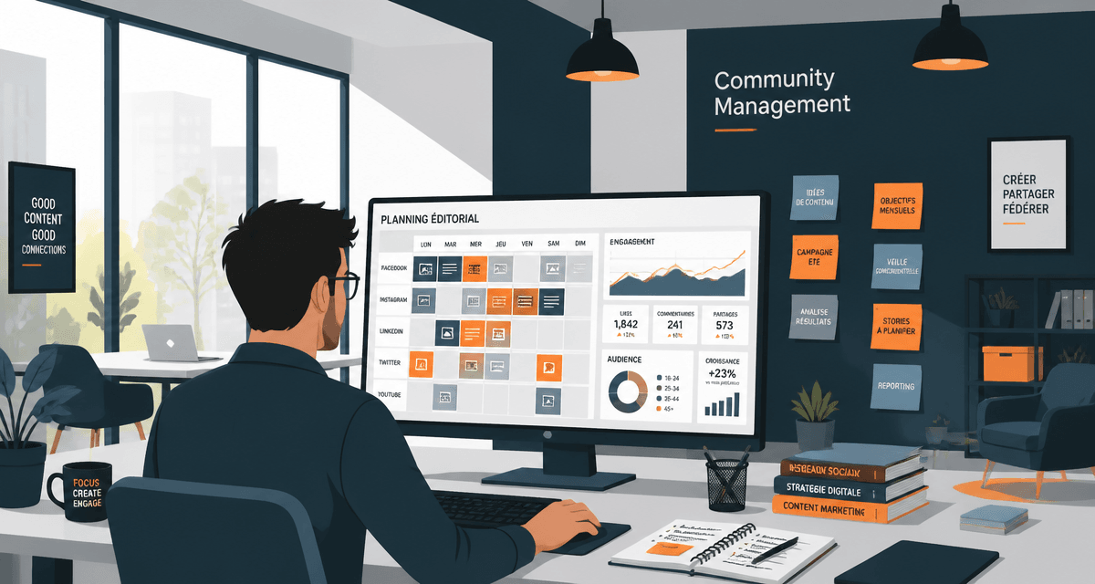 community management définition dans un espace coworking
