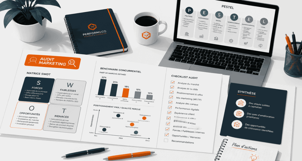 Conseil marketing audit marketing infographie