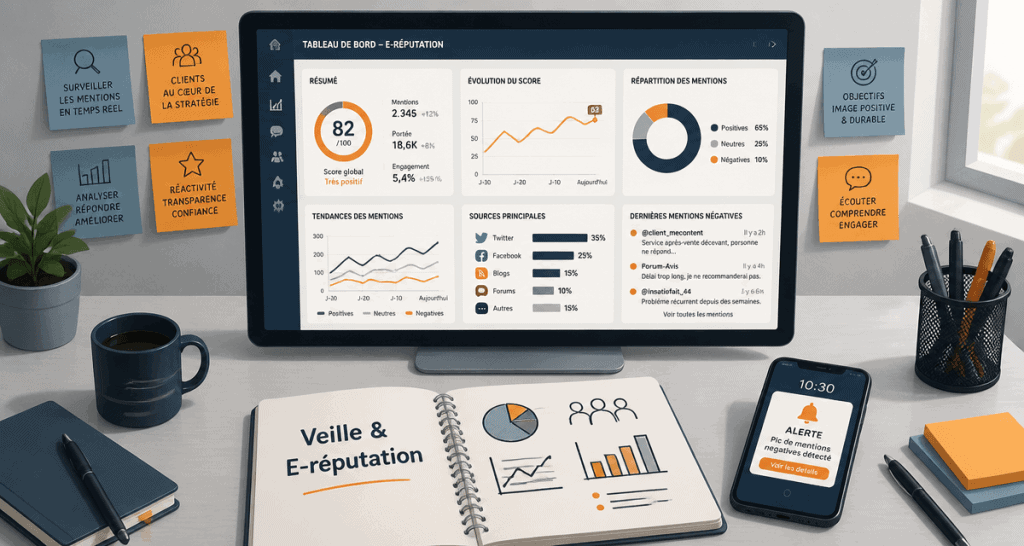 e reputation outils bureau moderne