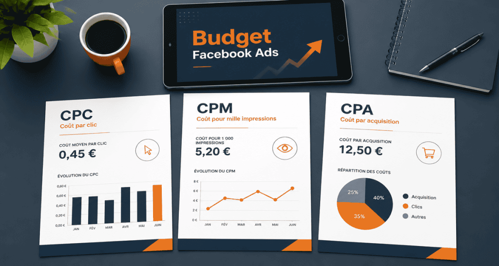 facebook ads prix graphiques cpc cpm cpa