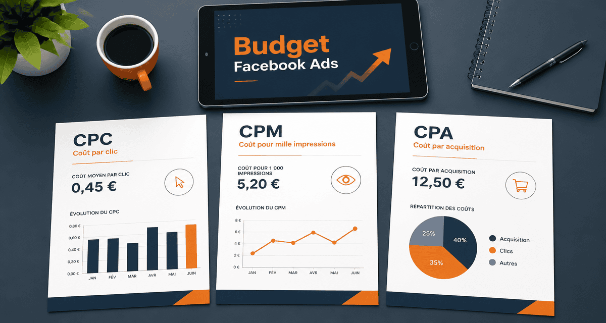 facebook ads prix graphiques cpc cpm cpa