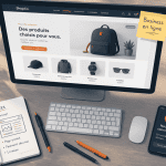 lancer un business en ligne bureau ordinateur