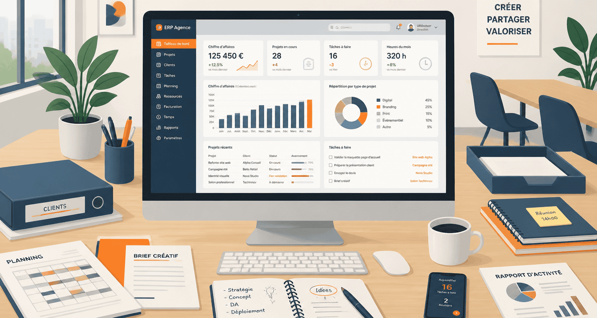 Les 10 meilleurs ERP pour agences de communication en France