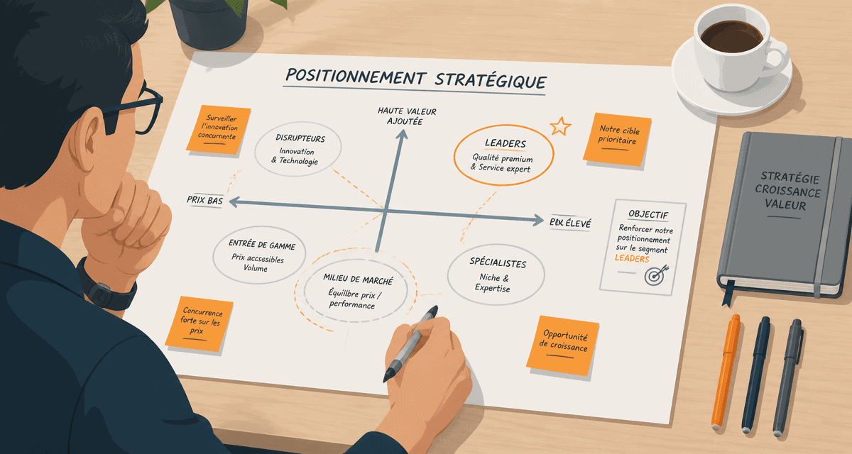 positionnement d une entreprise carte stratégique