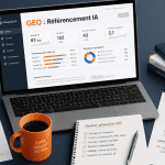 référencement ia ordinateur page résultats génératifs