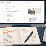 referencement naturel seo ordinateur carnet