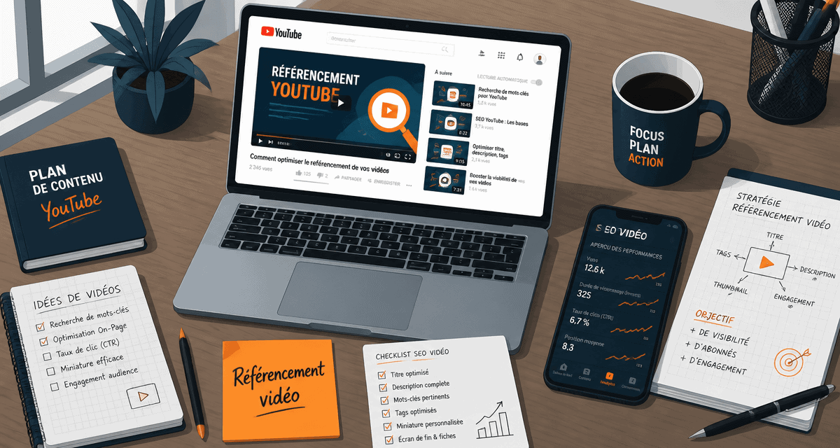 référencement vidéo bureau moderne YouTube