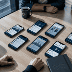 réseaux sociaux définition table smartphones