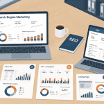 search engine marketing SEO SEA tableau de bord