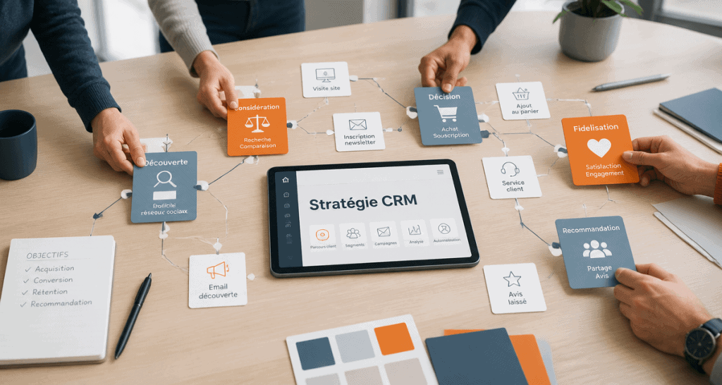 stratégie crm cartographie parcours client