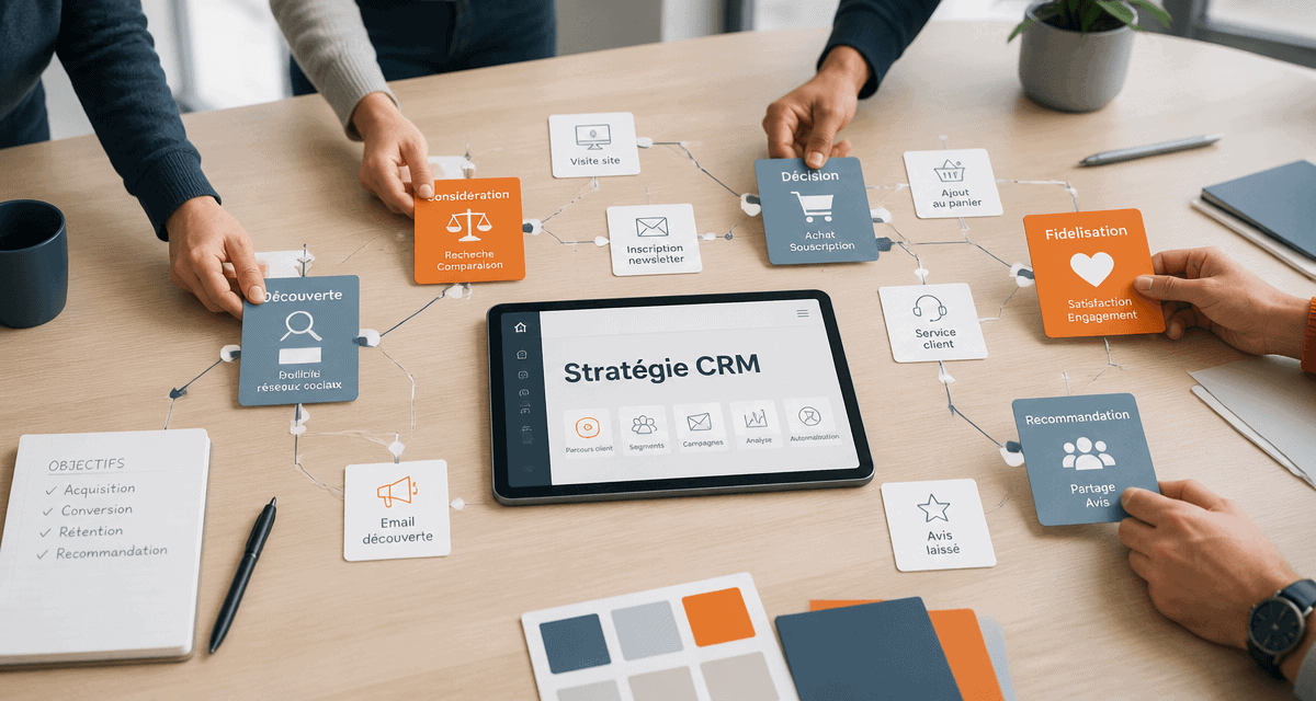 stratégie crm cartographie parcours client