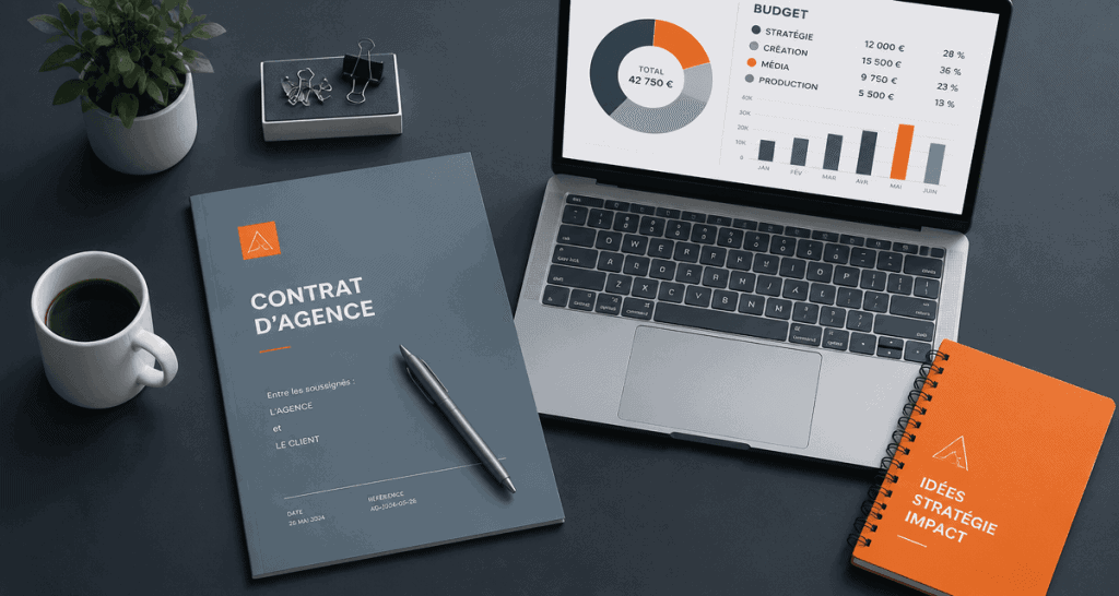 tarif agence communication bureau moderne