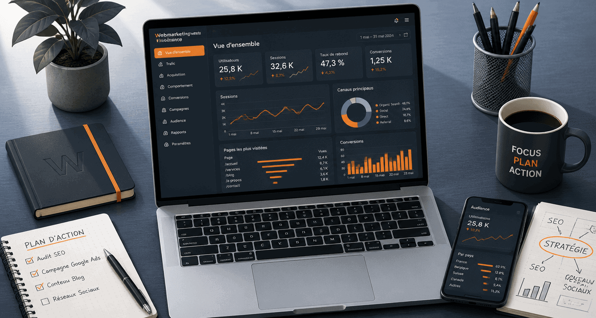webmarketing freelance bureau analytics