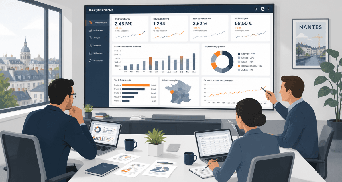 agence analytics nantes équipe analyse dashboard