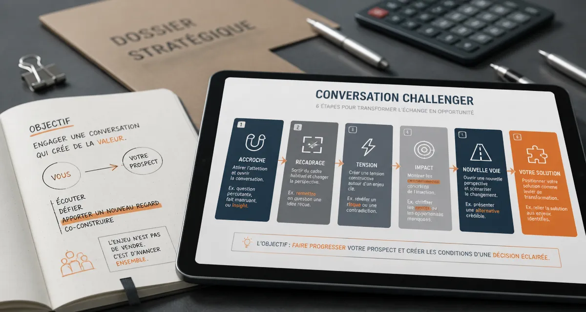 Challenger sales : 5 profils et 3 piliers pour vente complexe