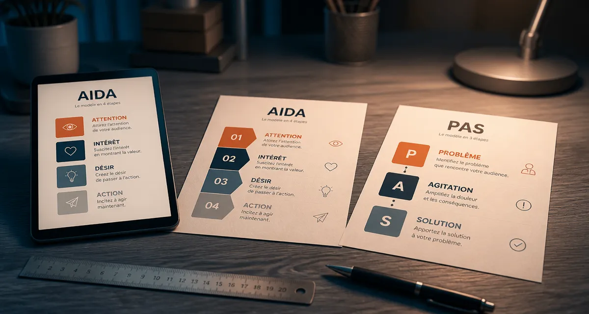 Copywriting exemple : AIDA et PAS pour transformer des textes en ventes