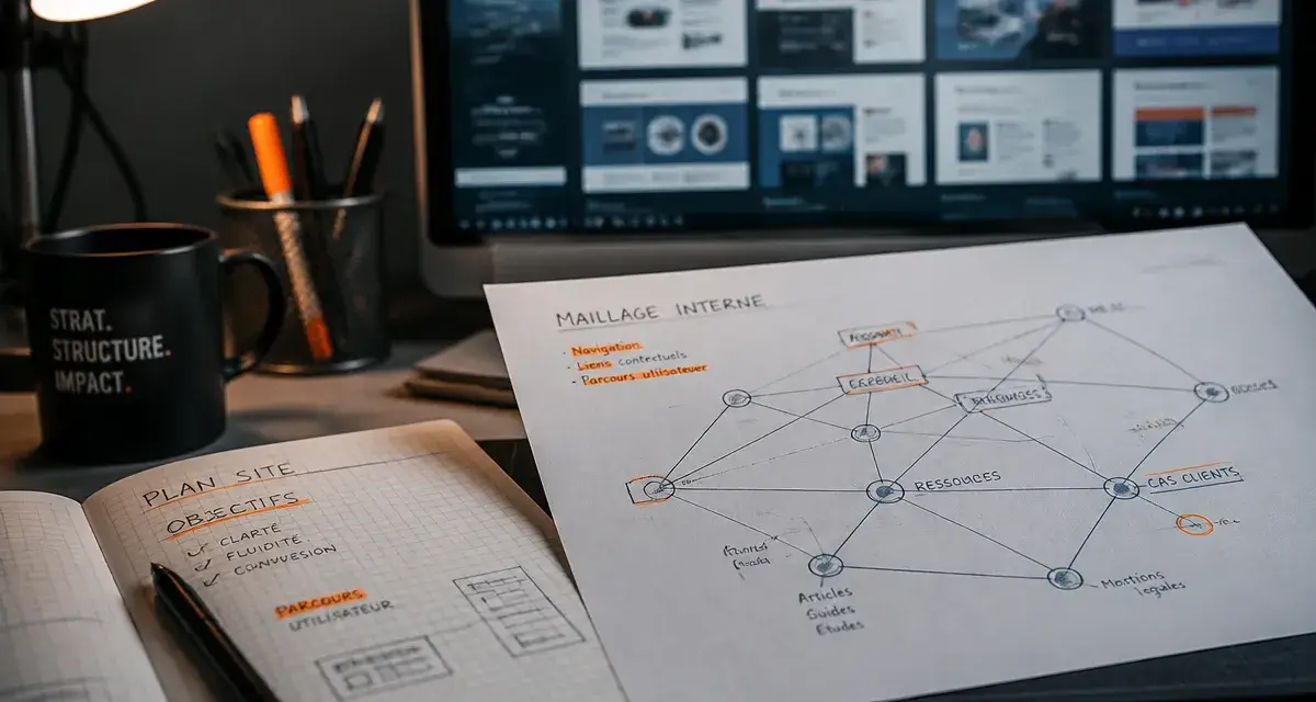 Lien interne : maillage interne SEO pour guider les lecteurs