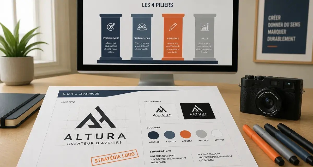 Logo stratégie : 4 étapes pour transformer un dessin en logo rentable