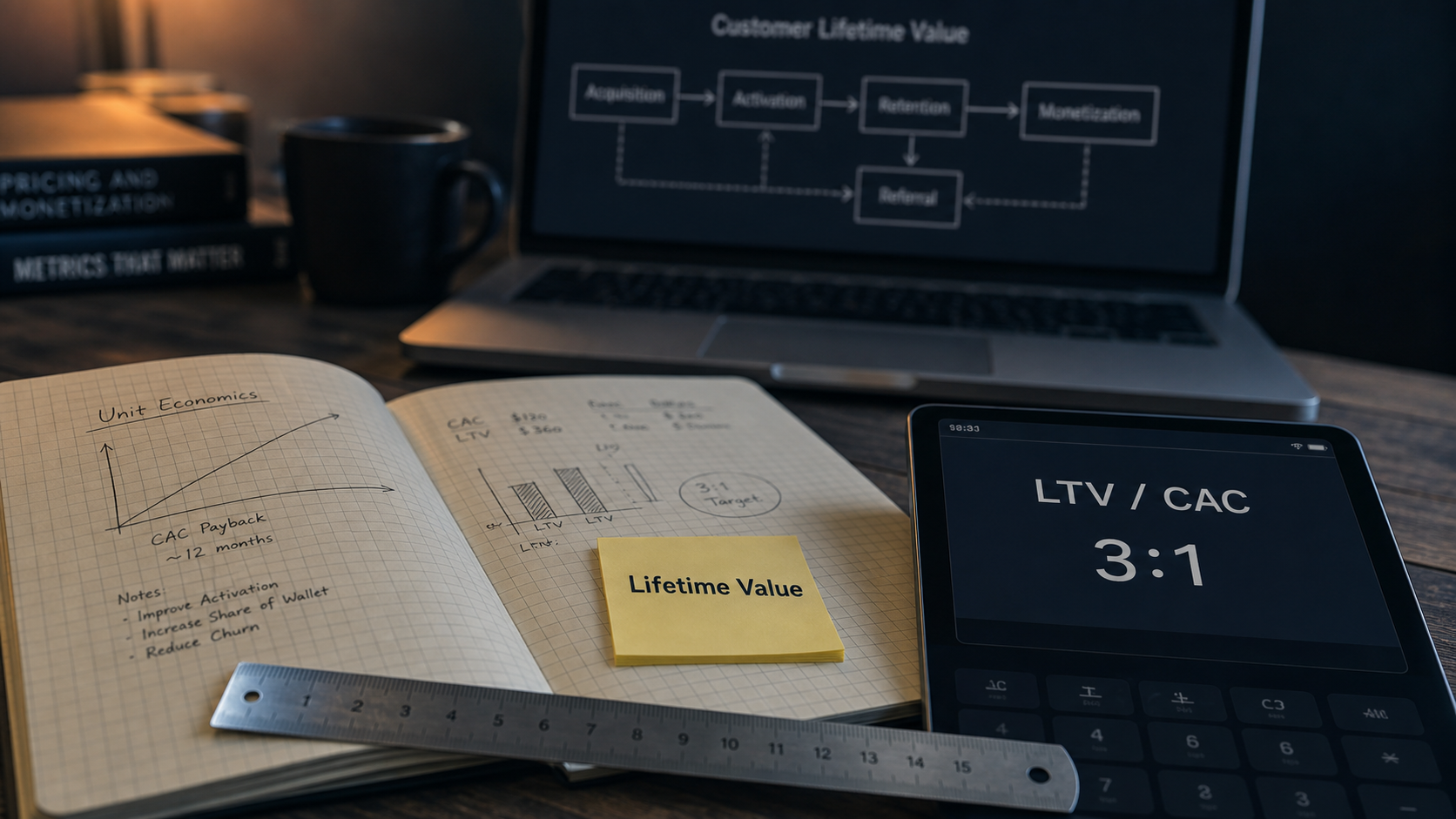 ltv marketing : calcul LTV CAC 3:1