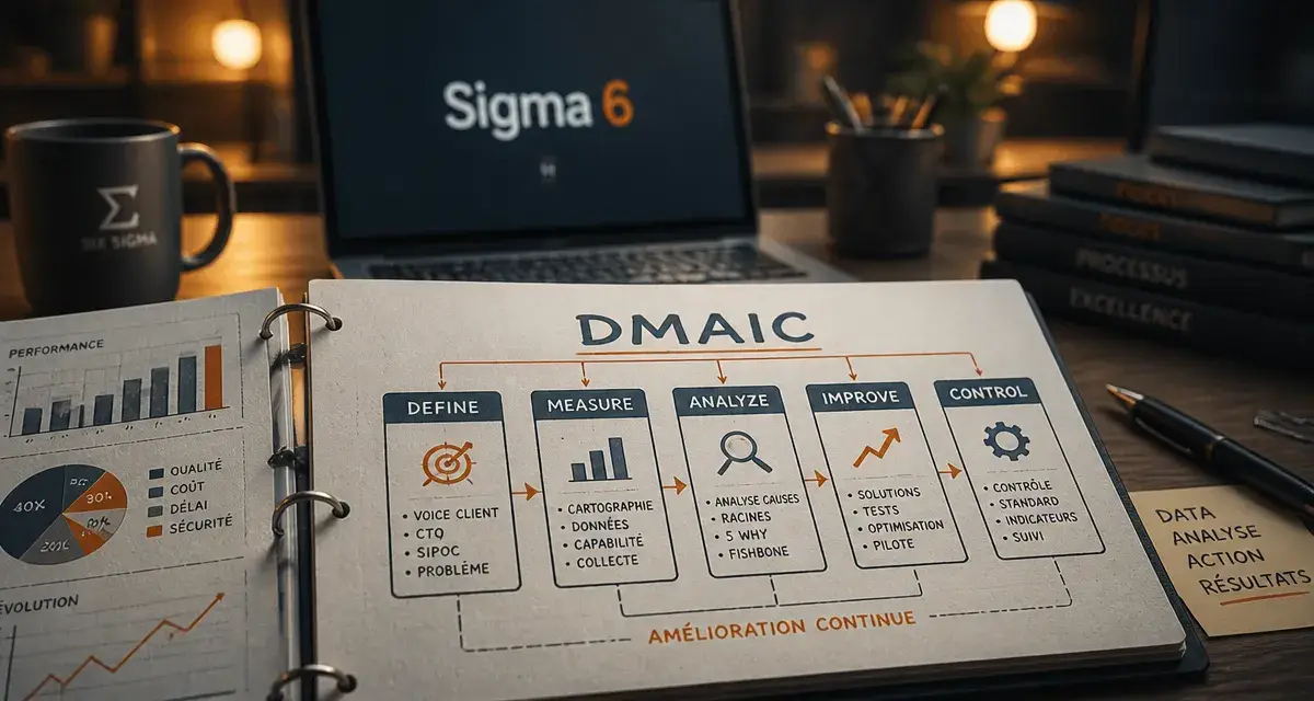 Méthode 6 sigma DMAIC : 3,4 défauts par million
