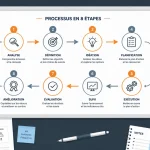 modèle de kotter schéma 8 étapes