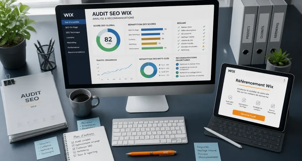 referencement wix audit seo infographie