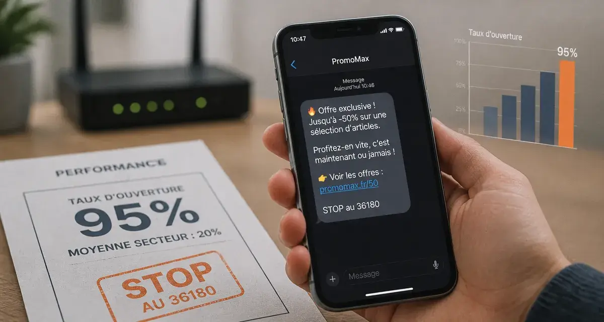 sms publicitaire : 95% de taux de lecture
