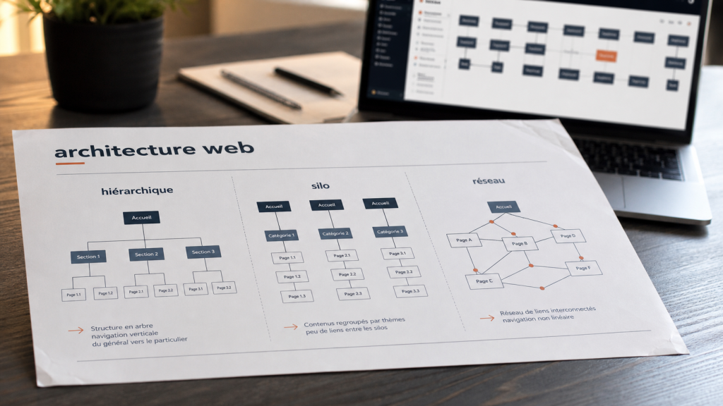 Structure site web : 3 architectures SEO et UX