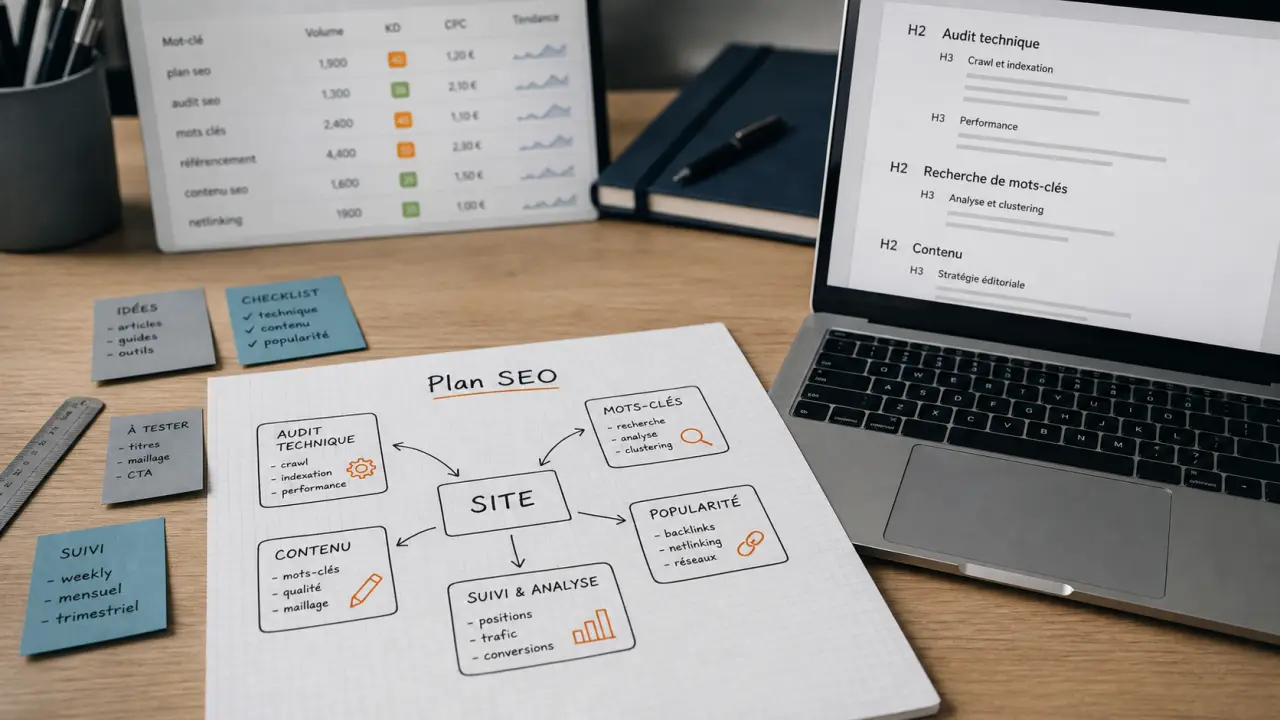 Comment écrire un article de blog : plan SEO