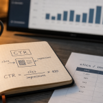 ctr definition : calcul du taux de clics, clics et impressions
