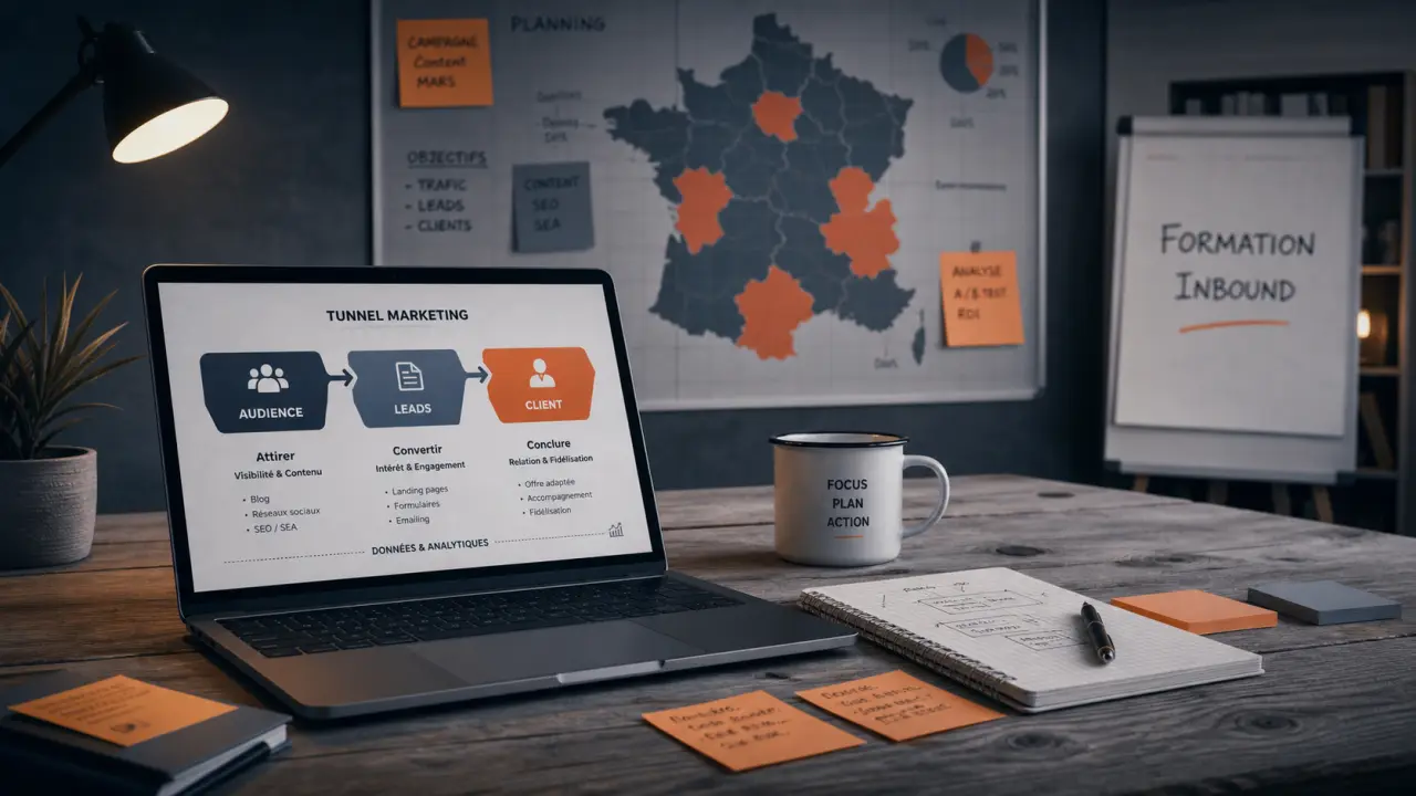 Formation inbound marketing Rennes : attirer, convertir, conclure et fidéliser