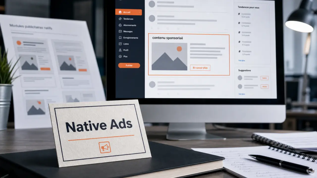 Native ads : contenu sponsorisé intégré, expérience utilisateur
