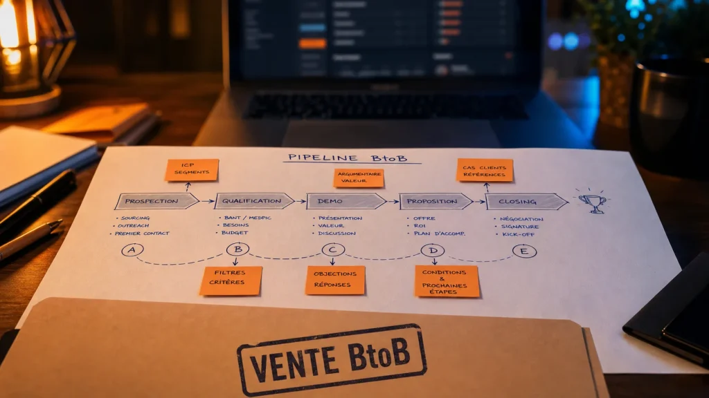 Vente BtoB : cycle long et conversion prospects