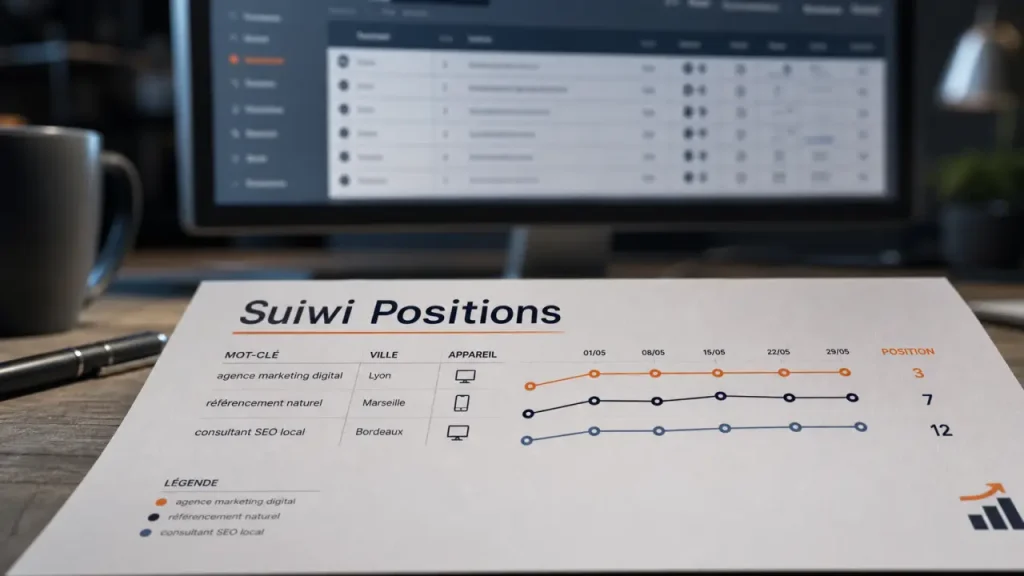 Vérifier position Google avec outils et KPI