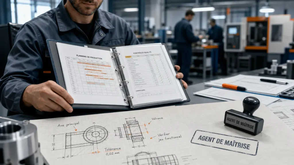 Agent de maitrise quel niveau : contrôle qualité et planning, entre employé, technicien et cadre