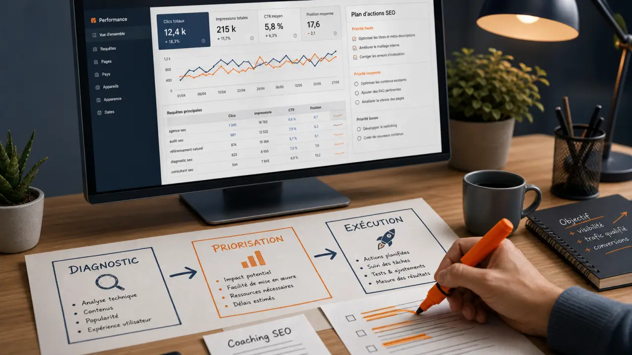 Coaching seo : plan d’action pour autonomie réelle