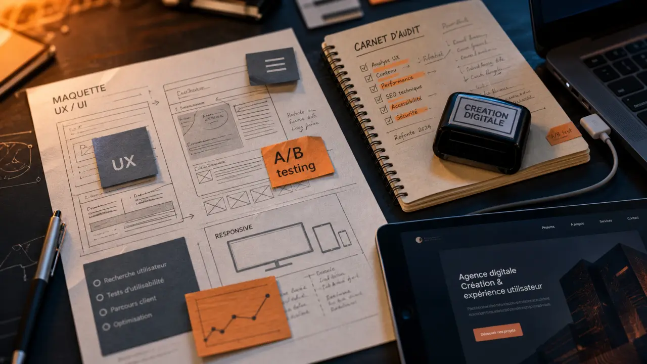 creation digital : leviers stratégiques, UX et A/B testing