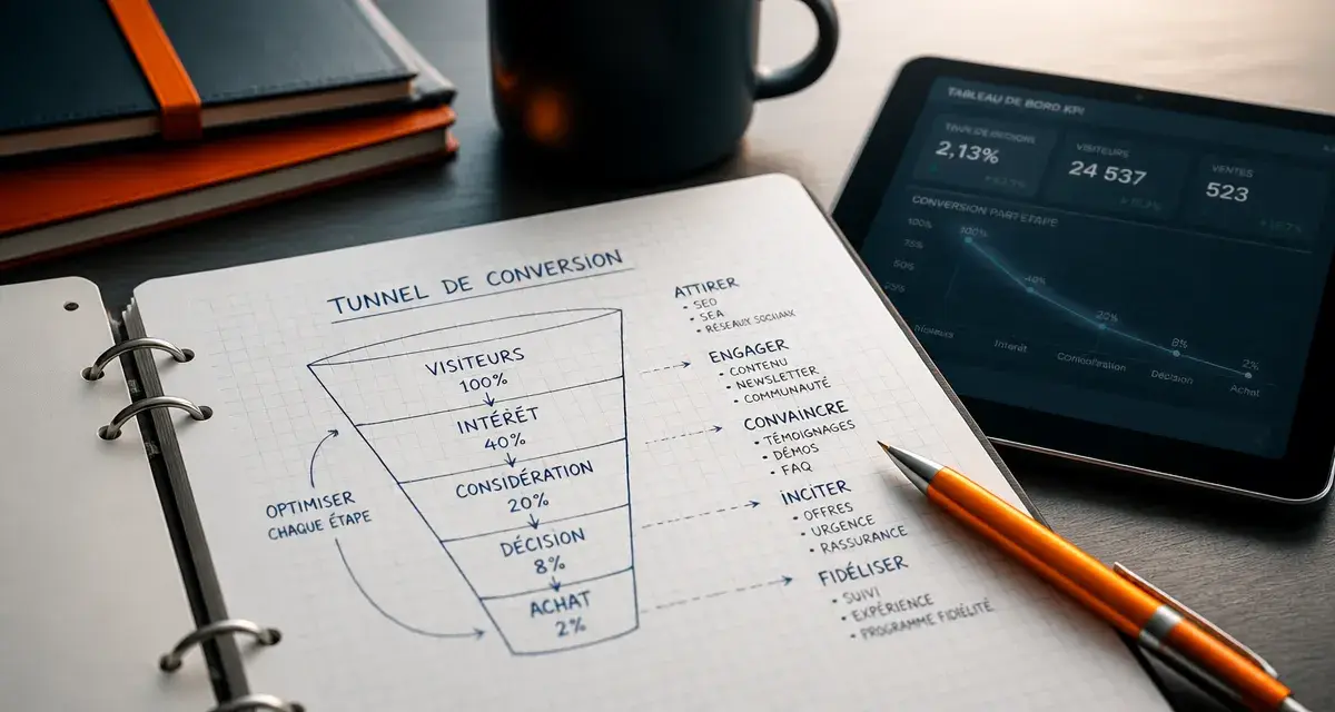 Marketing commercial : tunnel de conversion pour transformer les prospects en clients