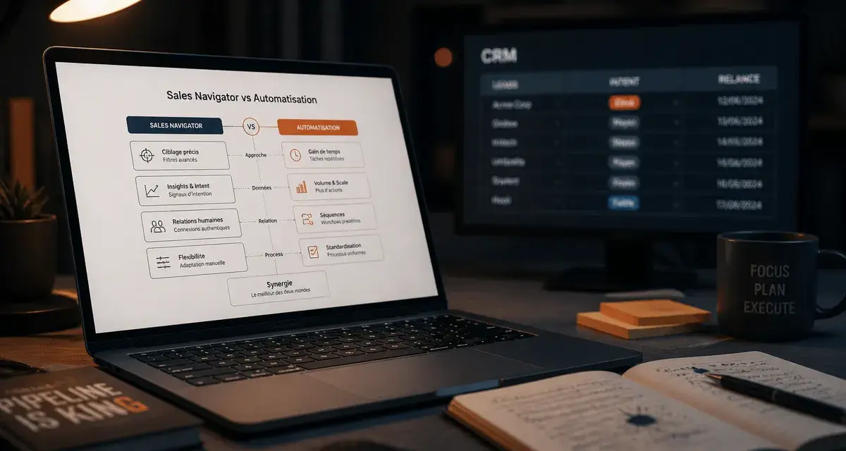 Outils LinkedIn : Sales Navigator vs automatisation pour gagner 65 heures