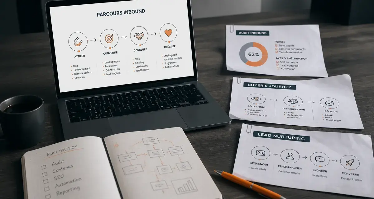 Agence inbound marketing France : parcours inbound et HubSpot