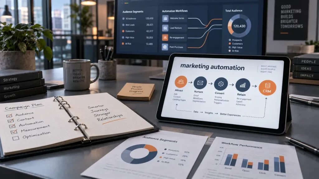 Agence marketing automation : schéma CRM et scénarios de croissance