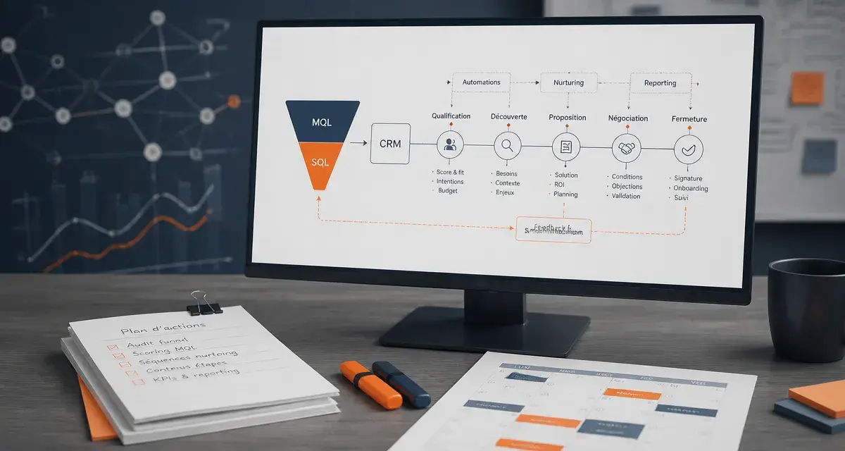 Agence marketing numérique B2B générer des leads sur cycle de vente long