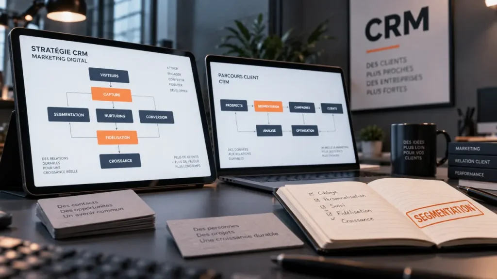 CRM marketing digital pour centraliser les données client
