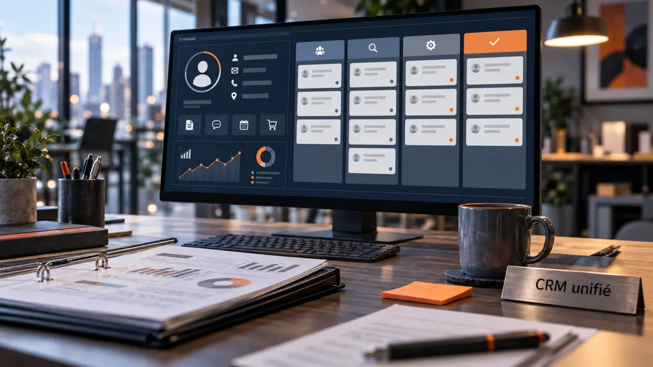 Fonctionnalités CRM : données clients unifiées et pipeline de vente